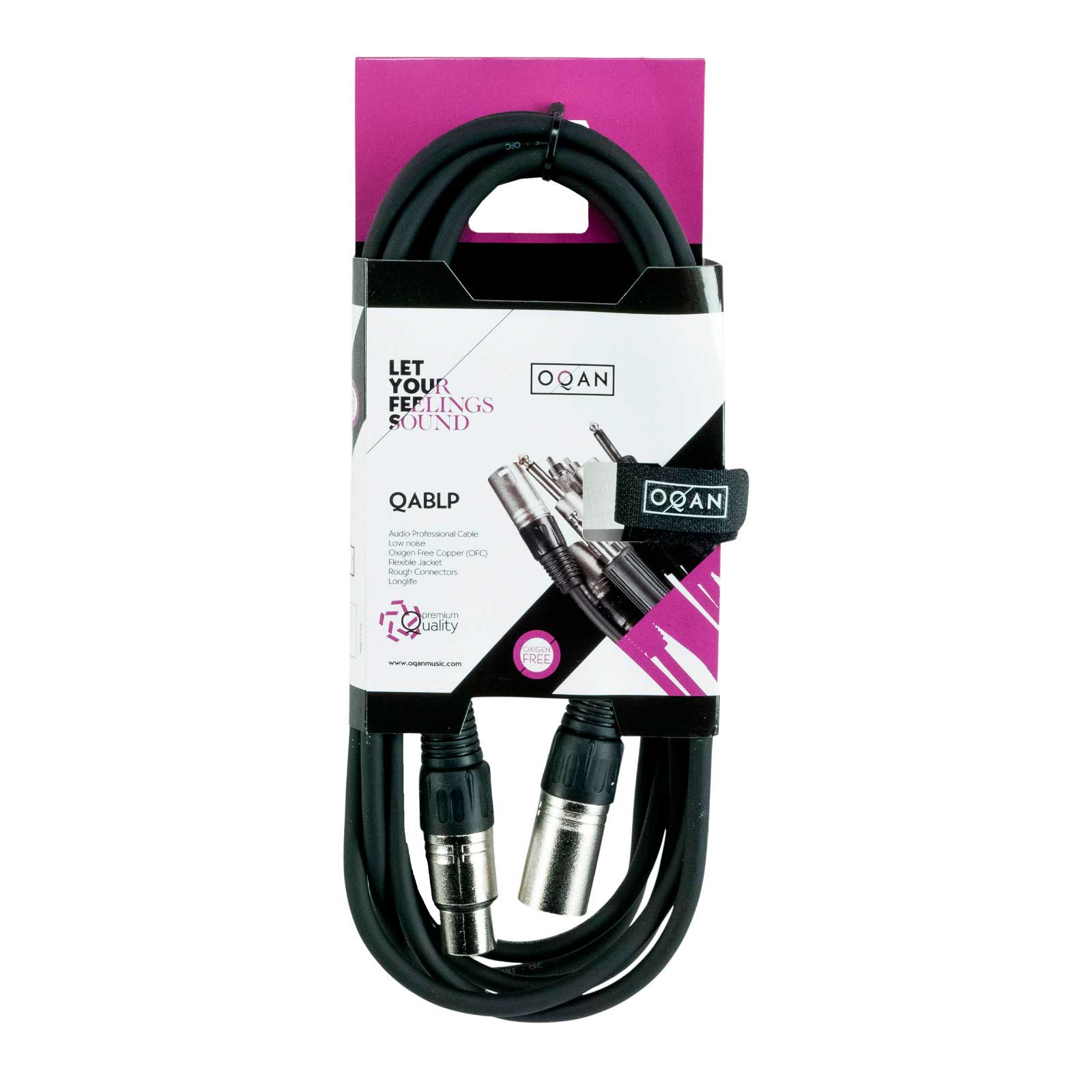 CABLE MIC QABLP XLRM - 3 - XLR