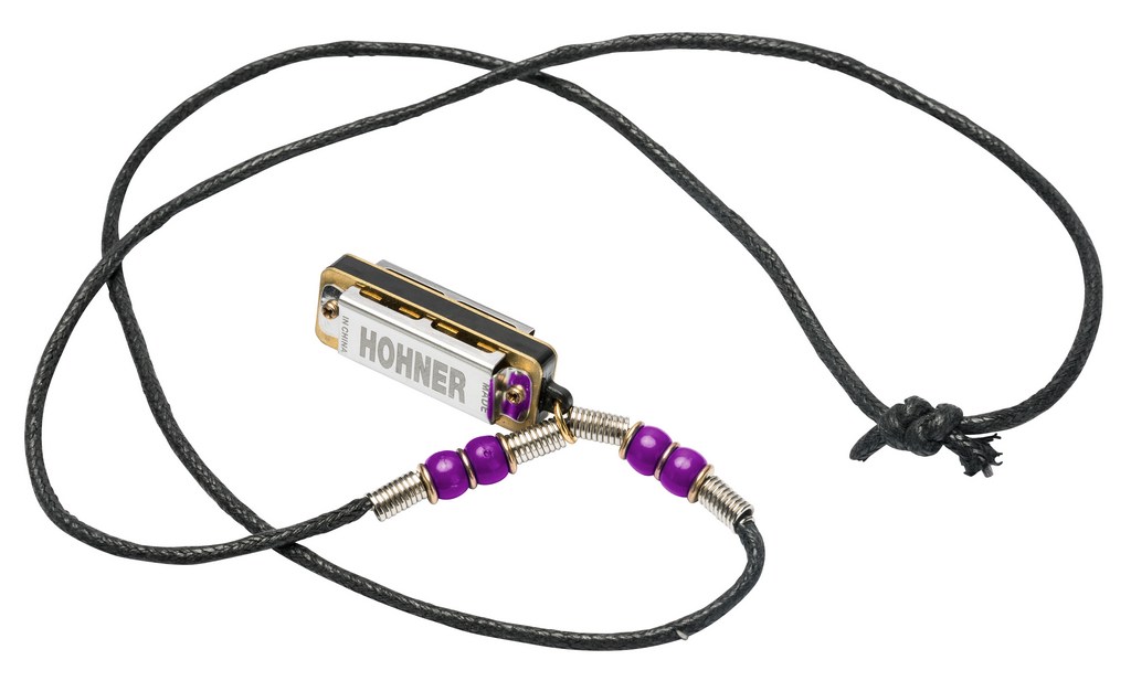 ARMON MINI HARP NECKLACE PURPL