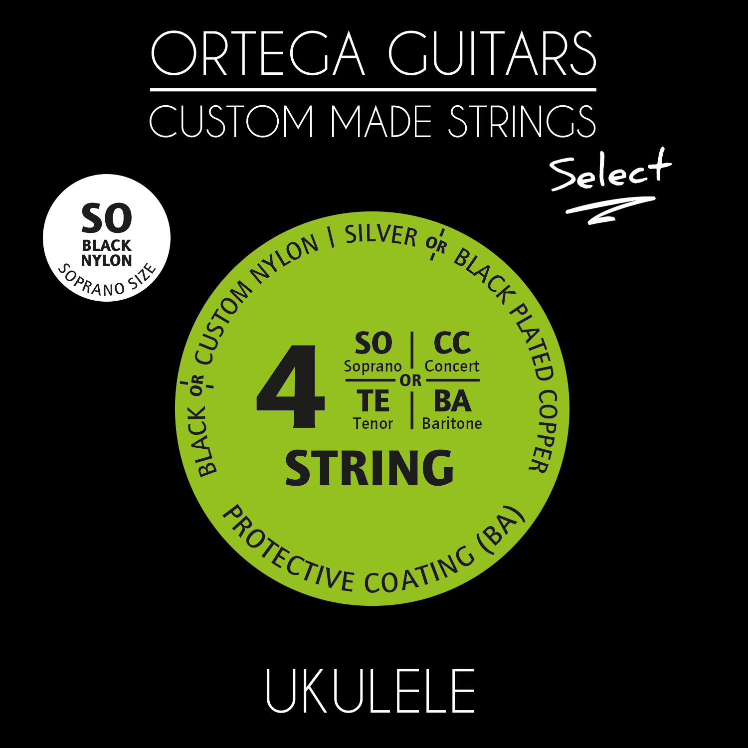 UKE SOPRANO SELECT STRINGS BLA