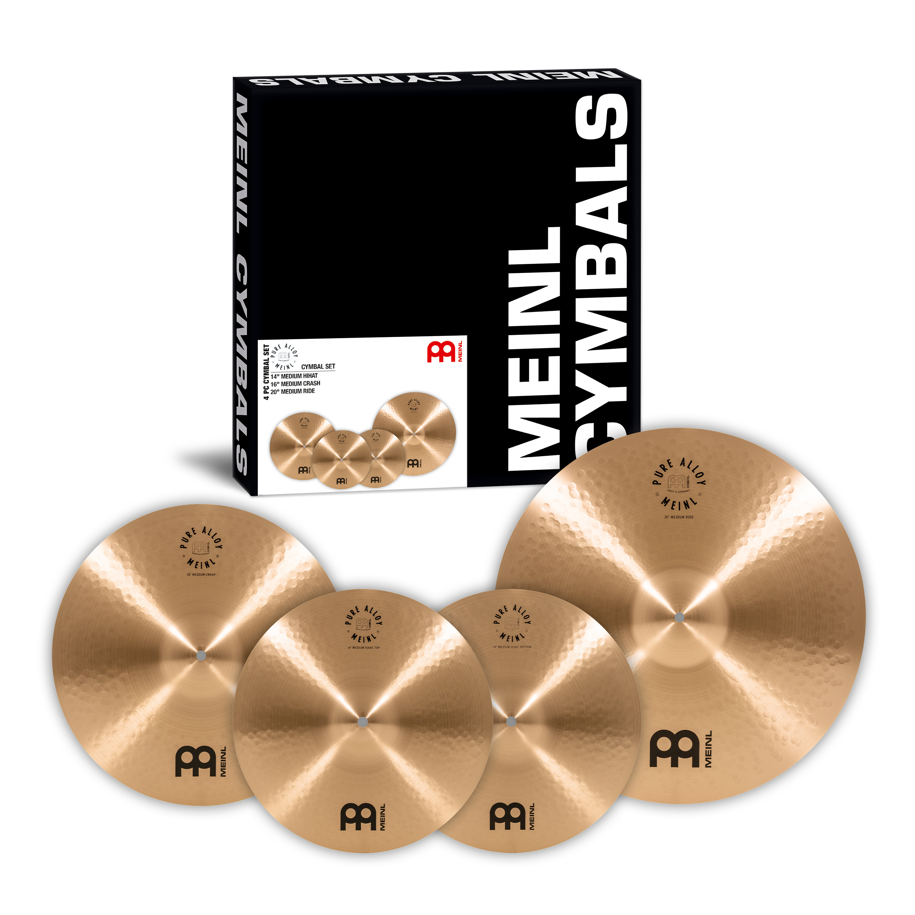 PA141620 PURE ALLOY CYMBAL SET