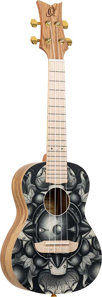 ART S. AC CONCERT UKELELE SPRU