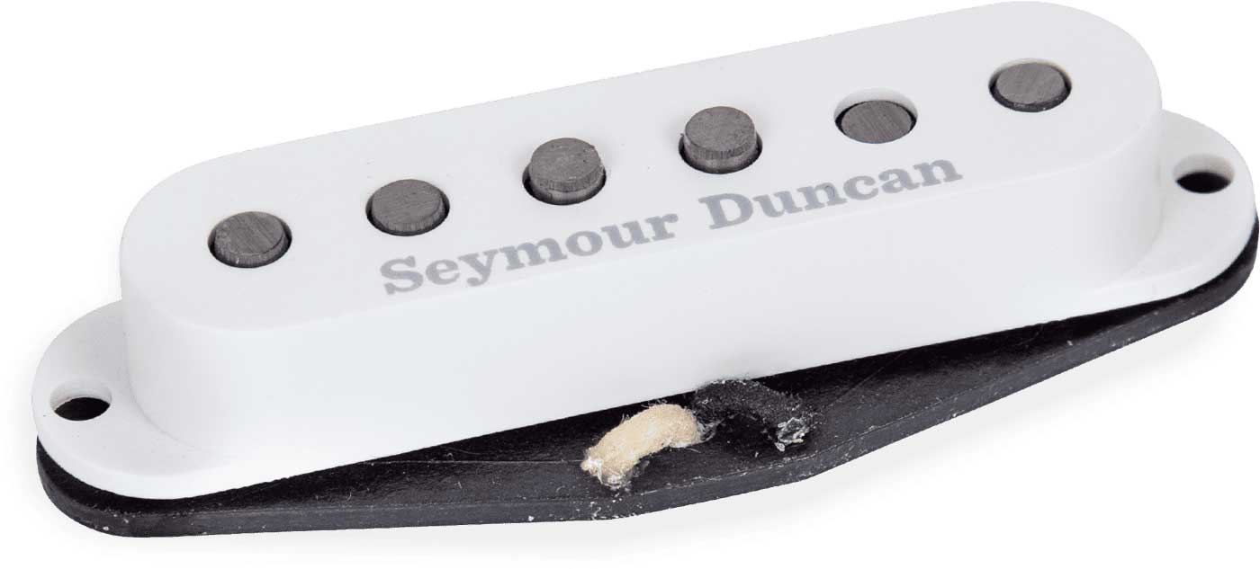 Scooped Strat Bridge White