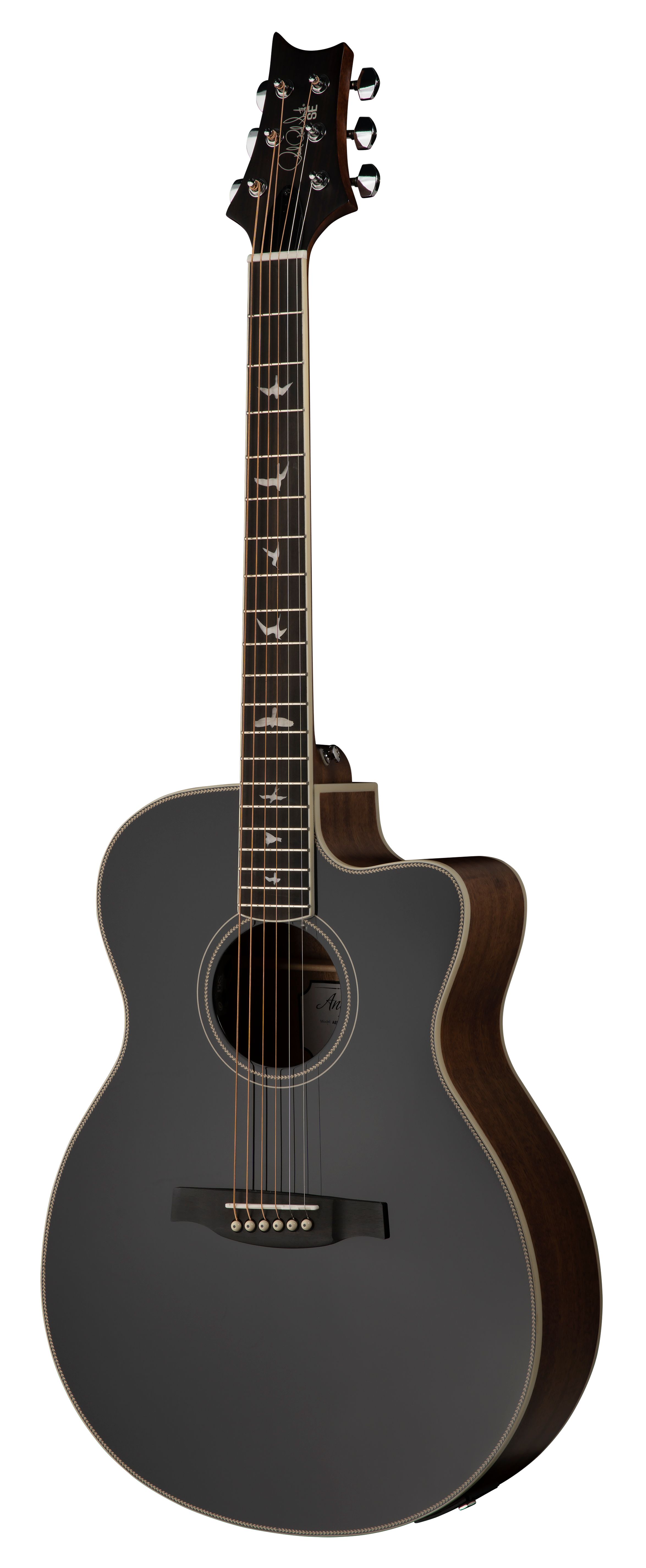 GUIT ACUST SE A20E BLK TOP