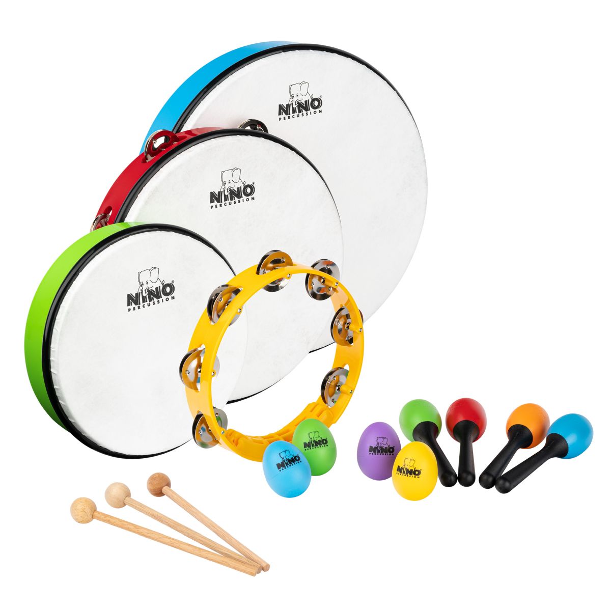 MIXED RHYTHM SET, 12 PCS. NINO