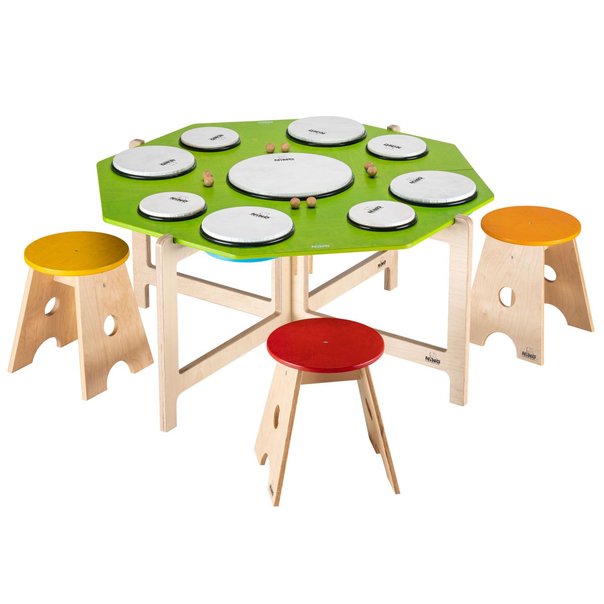 CLASS HAND DRUM SET WITH STOOL