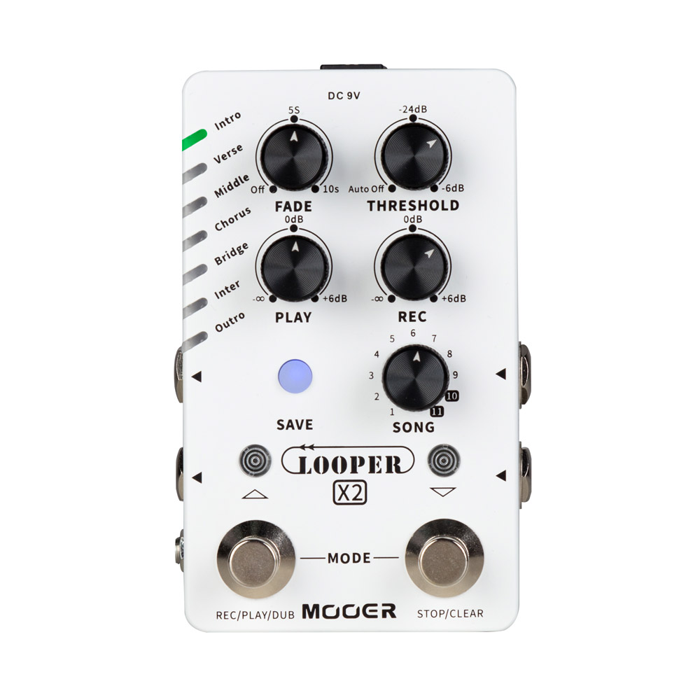 MOOER LOOPER X2 LOOPER Y DRUM