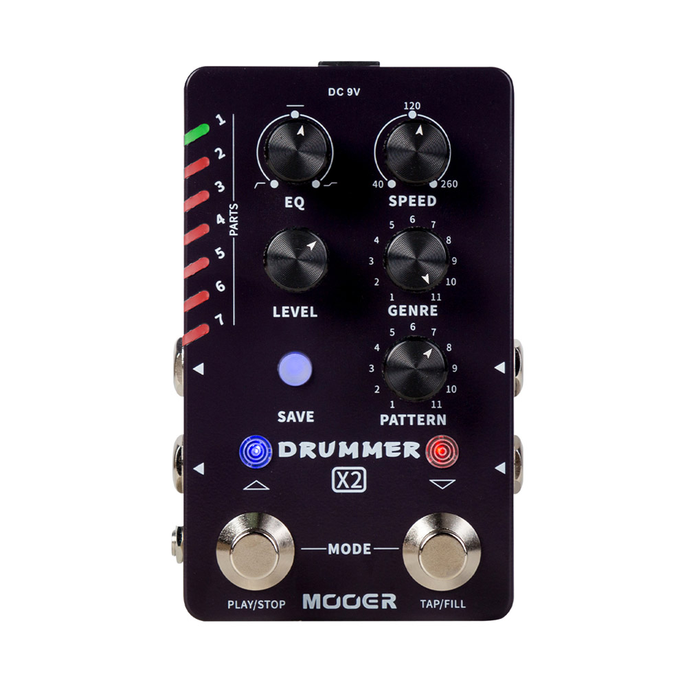MOOER DRUMMER X2 DRUM MACHINE