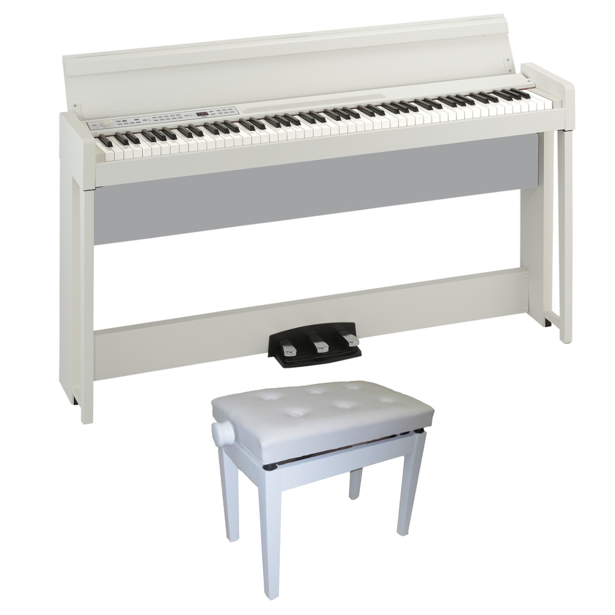PIANO DIG C1 AIR WH KIT BANQUE