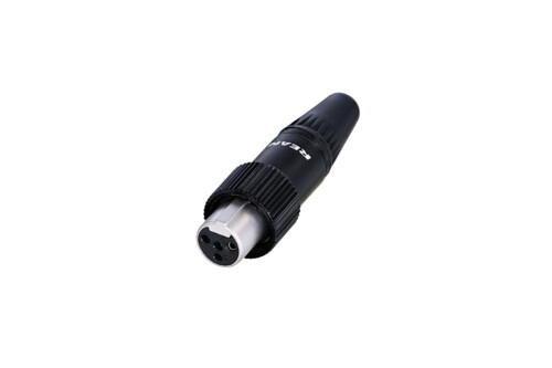 CONECTOR MINI XLR HEMBRA AEREA