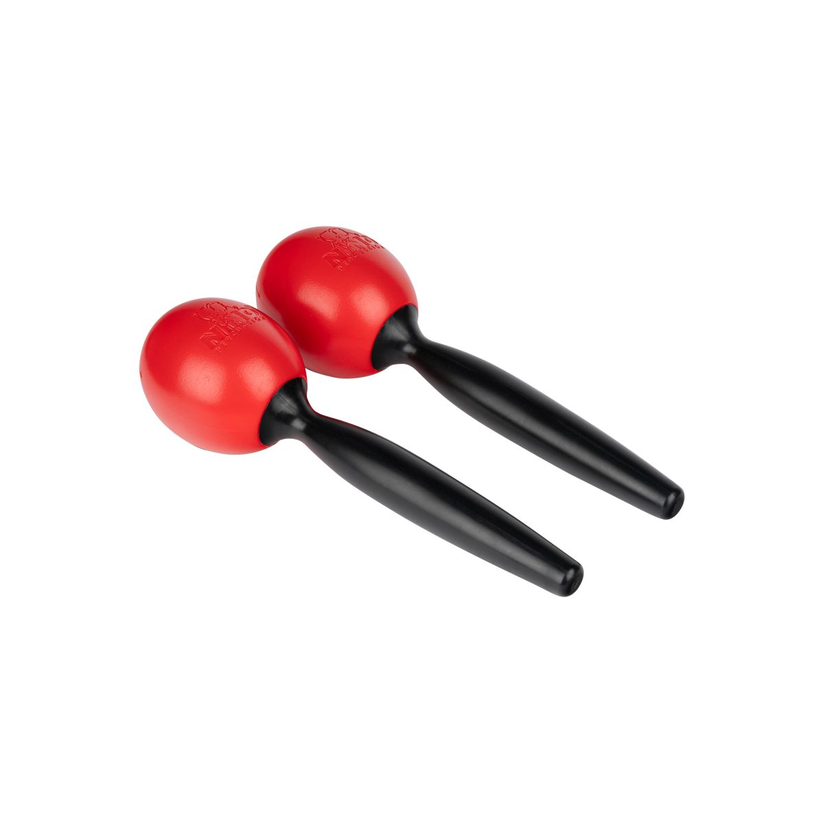 MOLDED ABS MARACAS, PAIR, RED