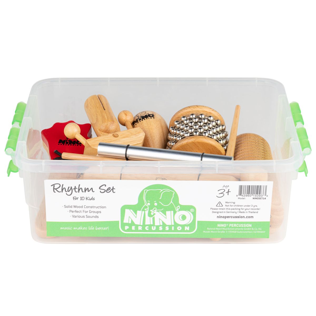 WOODEN RHYTHM SET IN BOX NINOS