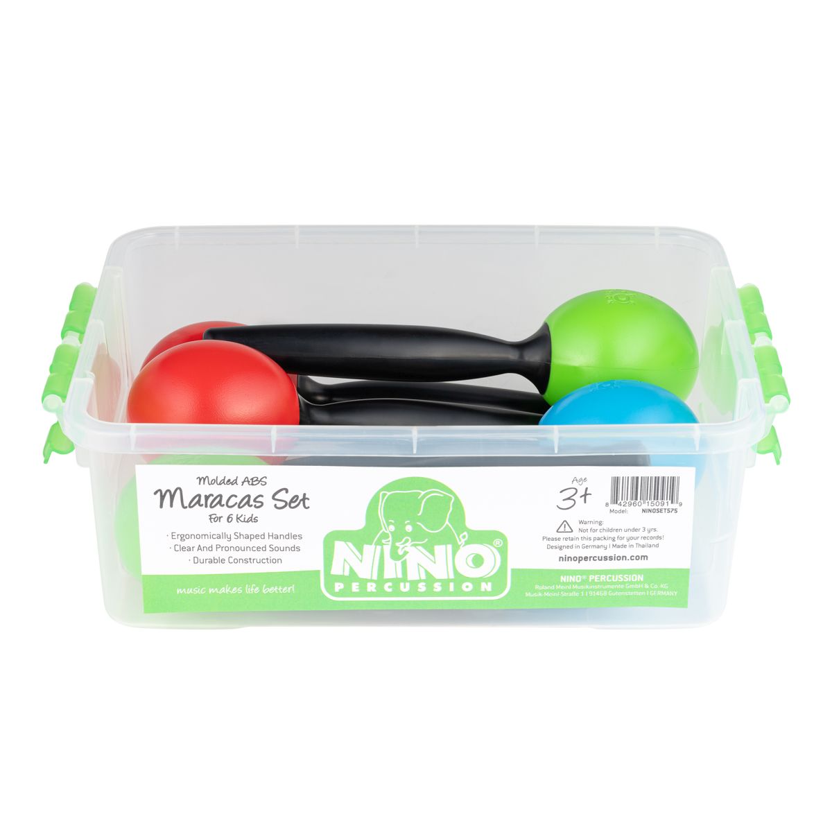 ABS MARACAS SET, FOR 6 KIDS, I