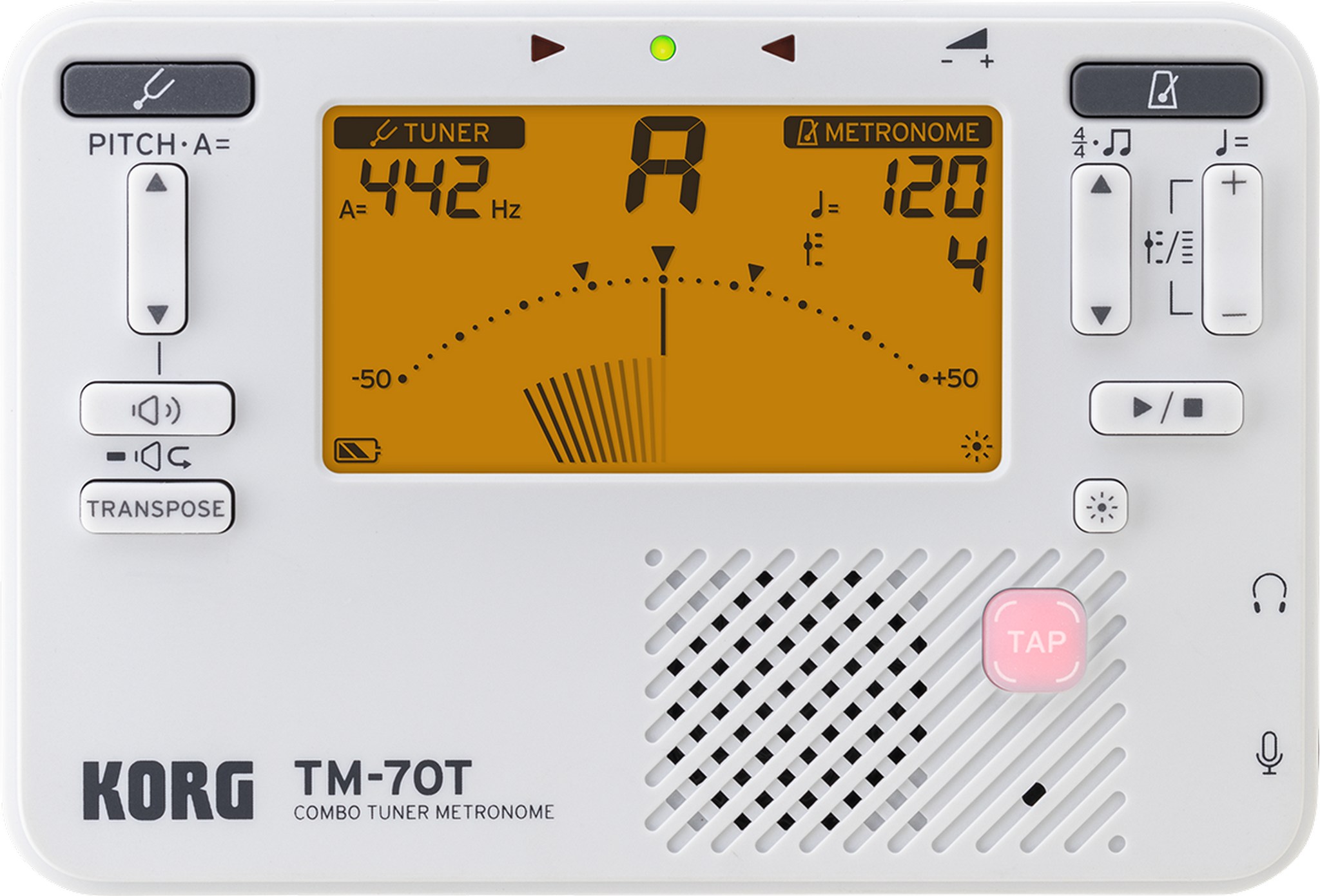 METRONOMO/AFINADOR TM-70T WH