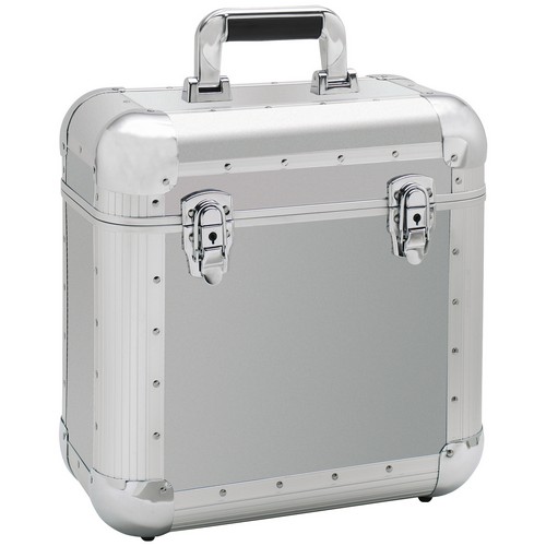 COFRE PLATEADO 60 RECORD CASE