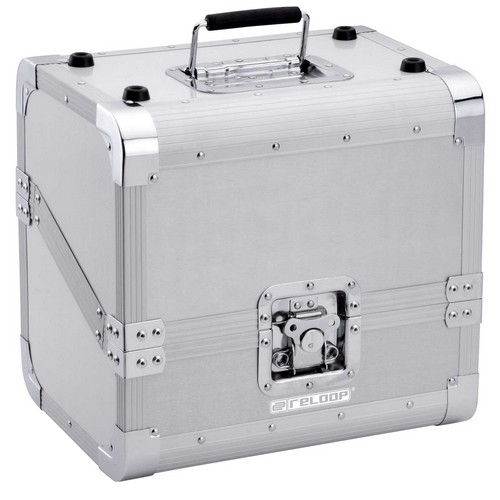 COFRE PLATEADO 80 RECORD CASE