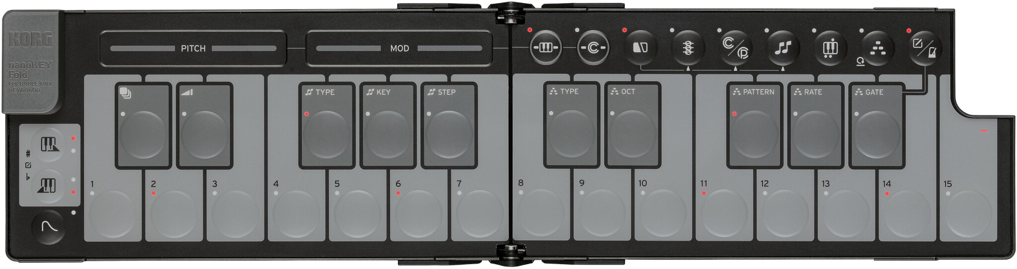 CONTROLADOR NANOKEY FOLD BLACK