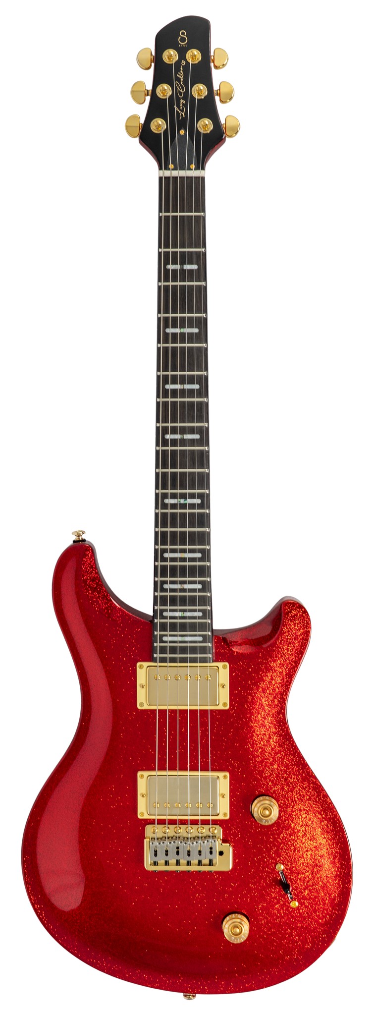 GUIT ELECTR Q7 RED SP. (GOLD.H