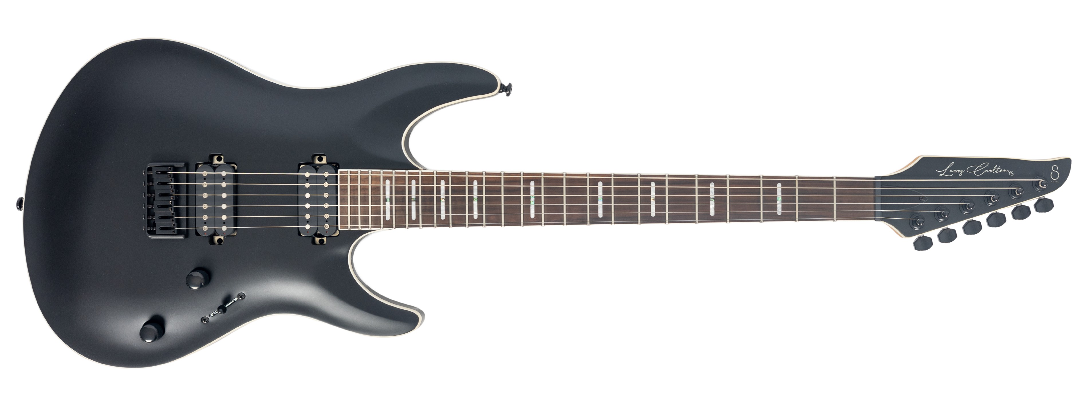 GUIT ELECTR Y5 BLK. SATIN