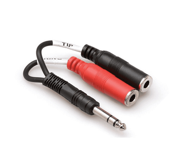 1/4″ TRS MALE TO DUAL 1/4″ TS