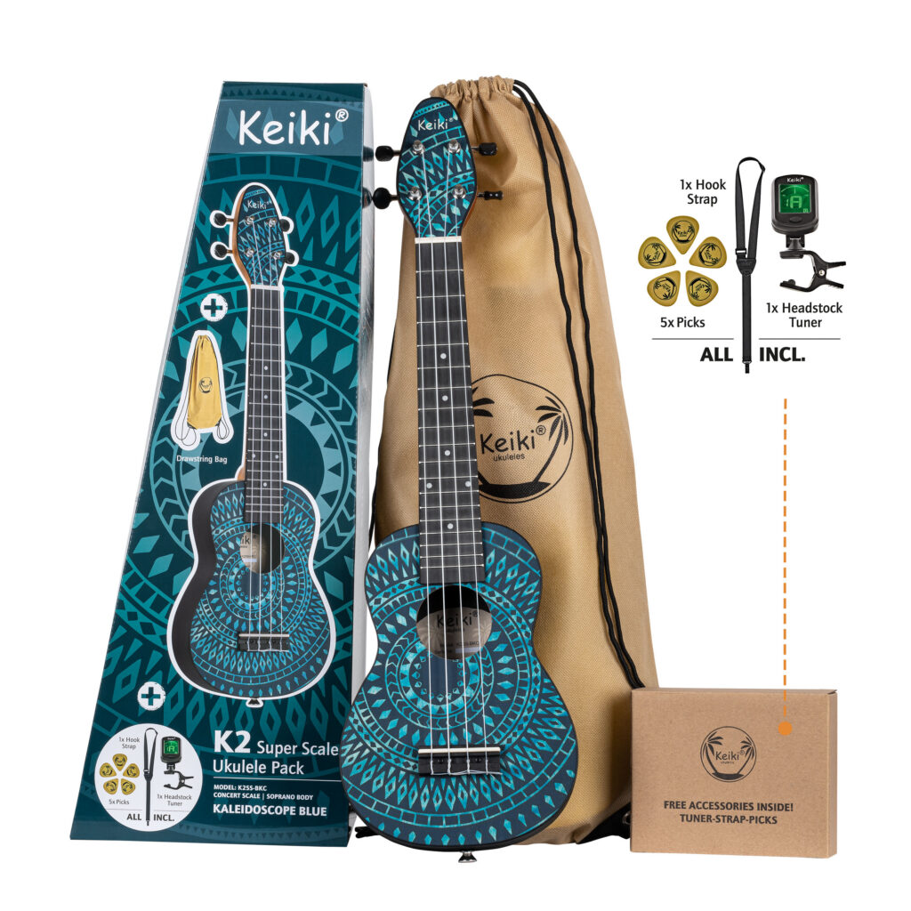 K2 S. AC SOP. UKELELE SET AGAT