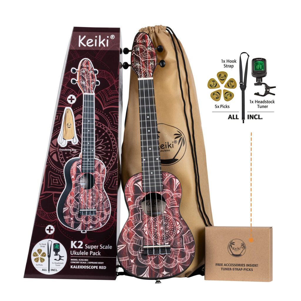 K2 S. AC SOP. UKELELE SET AGAT