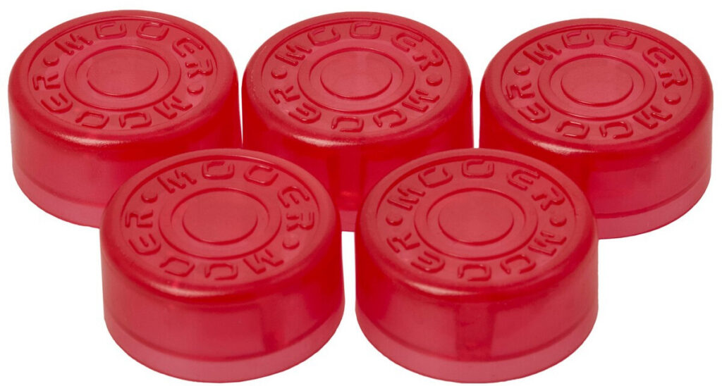 Red Footswitch Topper,5 pcs pe