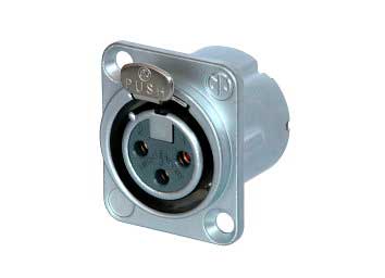 CONECTOR CHASIS XLR 3 POLOS HE