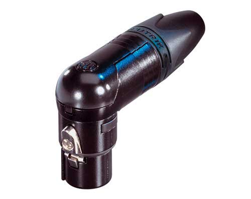 CONECTOR ACODADO XLR 3 POLOS H
