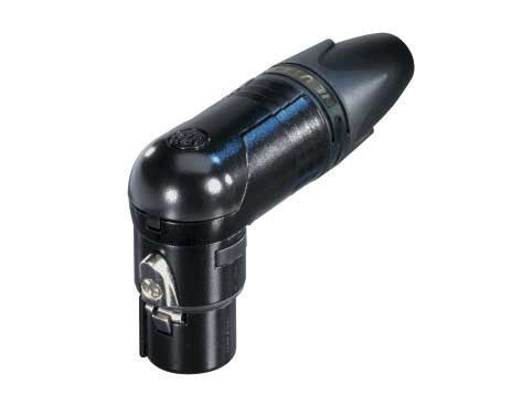 CONECTOR ACODADO XLR 3 POLOS H