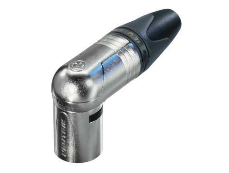CONECTOR ACODADO XLR 3 POLOS M