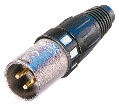 CONECTOR XLR 3 POLOS MACHO NC3
