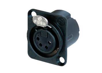 CONECTOR CHASIS 4 POLOS HEMBRA
