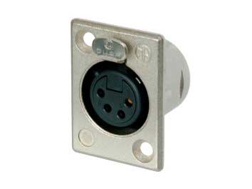 CONECTOR CHASIS 4 POLOS HEMBRA