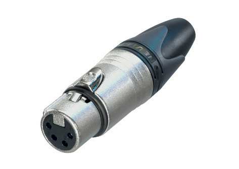 CONECTOR XLR 4 POLOS HEMBRA NC