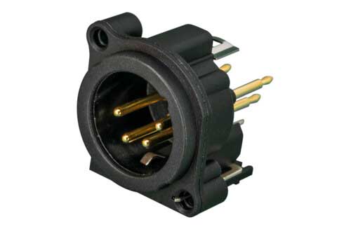 CONECTOR CHASIS 4 POLOS MACHO