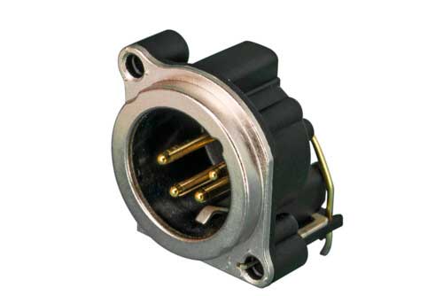 CONECTOR CHASIS 4 POLOS MACHO