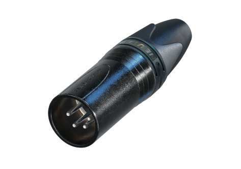 CONECTOR XLR MACHO 4 POLOS BAG