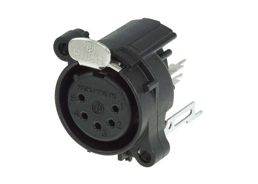 CONECTOR XLR CHASIS HEMBRA 5PO