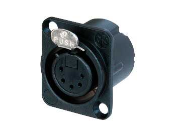CONECTOR XLR CHASIS HEMBRA 5 P