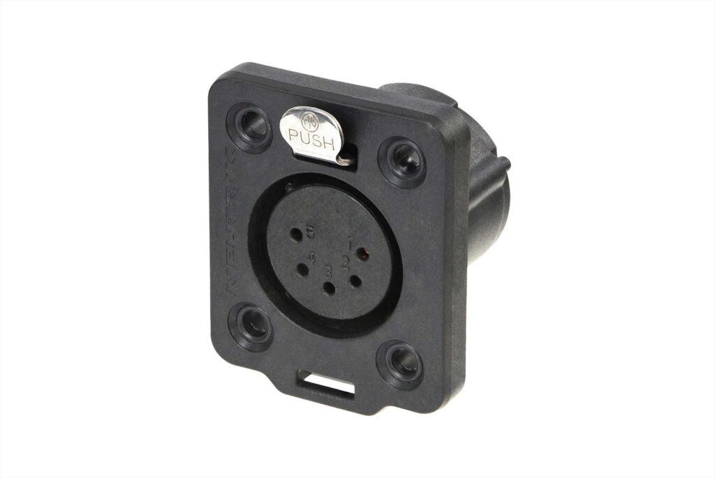 CONECTOR XLR CHASIS HEMBRA 5PO