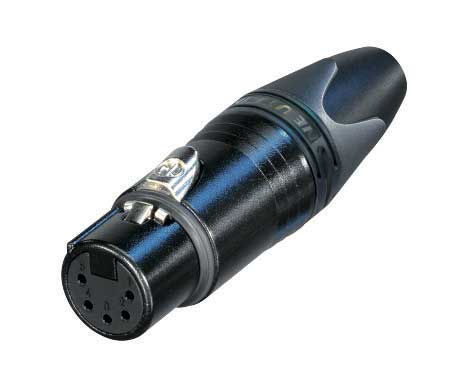 CONECTOR XLR HEMBRA 5POLOS B N
