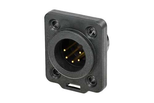 CONECTOR XLR CHASIS MACHO 5POL