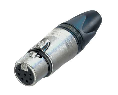 CONECTOR XLR HEMBRA 7 POLOS NC