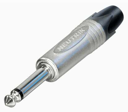 CONECTOR CLAVIJA 1/4'' 2 POLOS