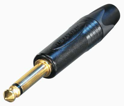 CONECTOR CLAVIJA 1/4'' 2 POLOS