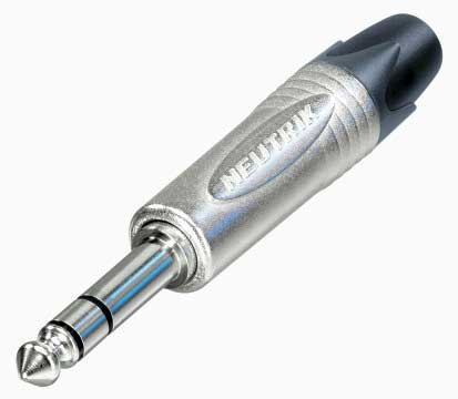 CONECTOR CLAVIJA 1/4'' 3 POLOS