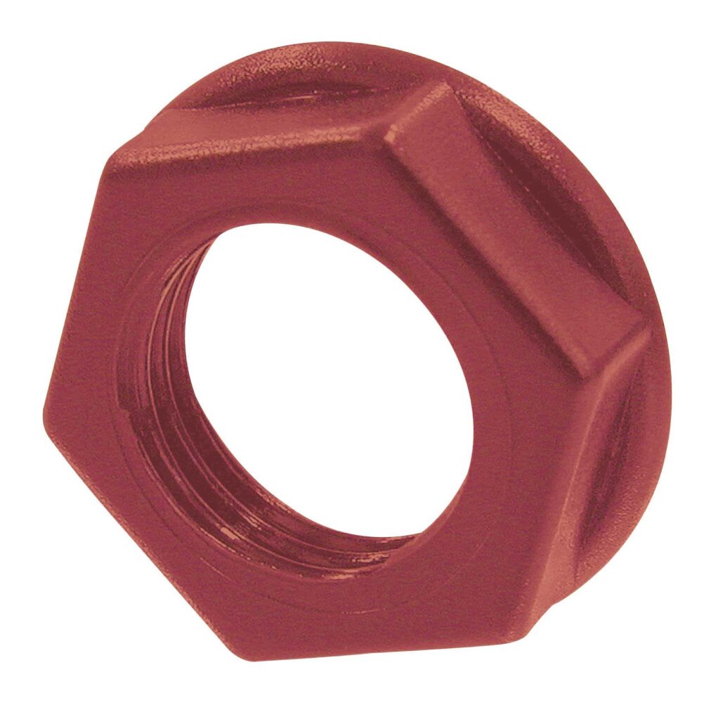 TUERCA DE PLASTICO ROJO NRJ-NU