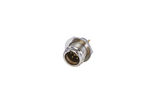 CONECTOR MINI XLR MACHO CHASIS