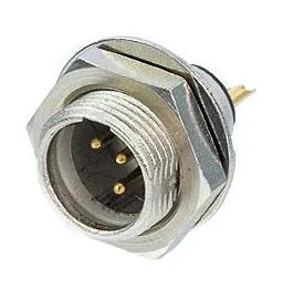 CONECTOR MINI XLRMACHO CHASIS