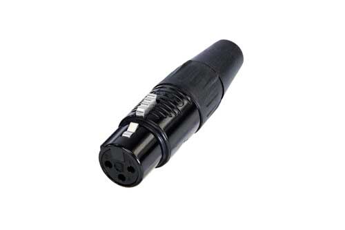 CONECTOR XLR 3P HEMBRA RC3F-B